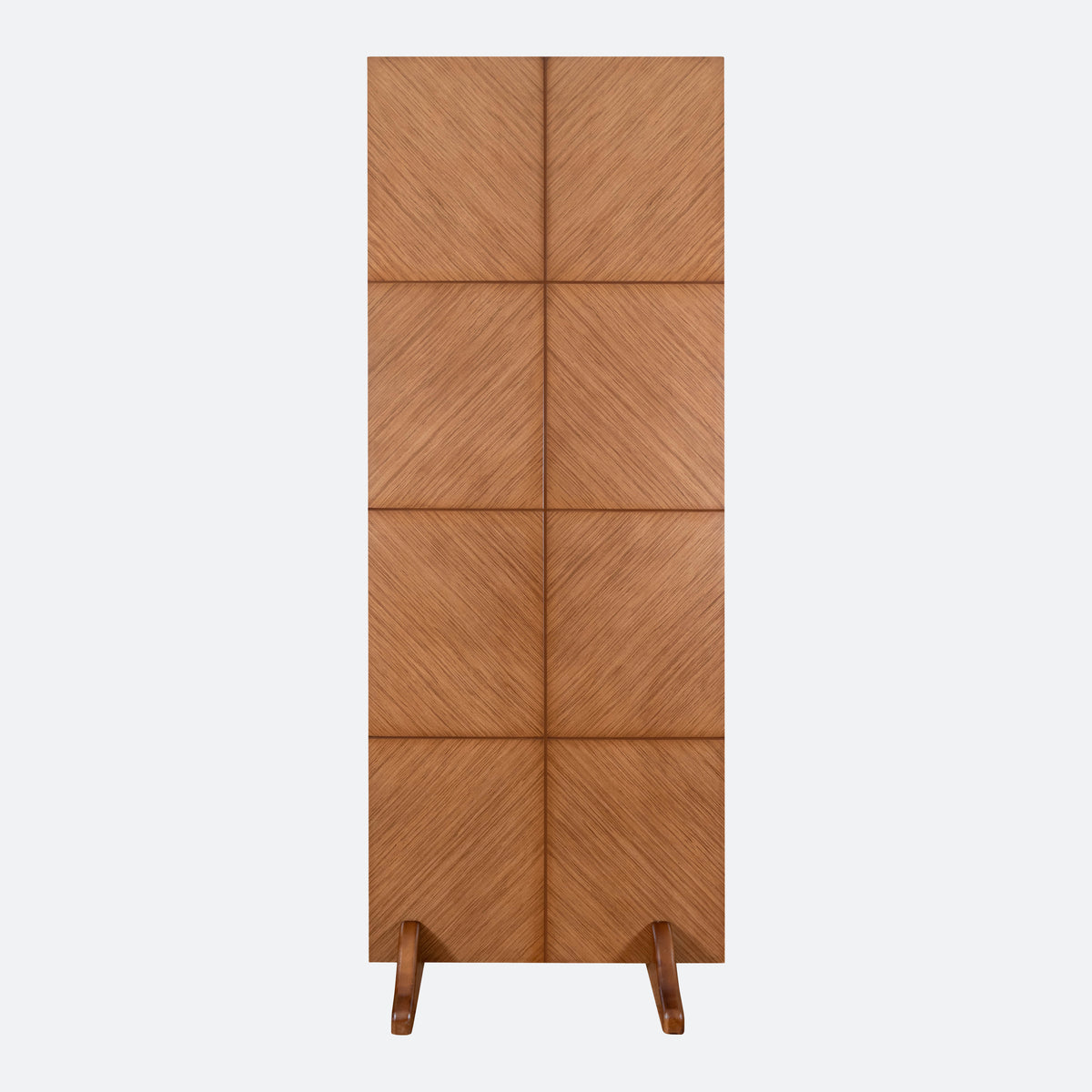 The Chevron Natural Wooden Door