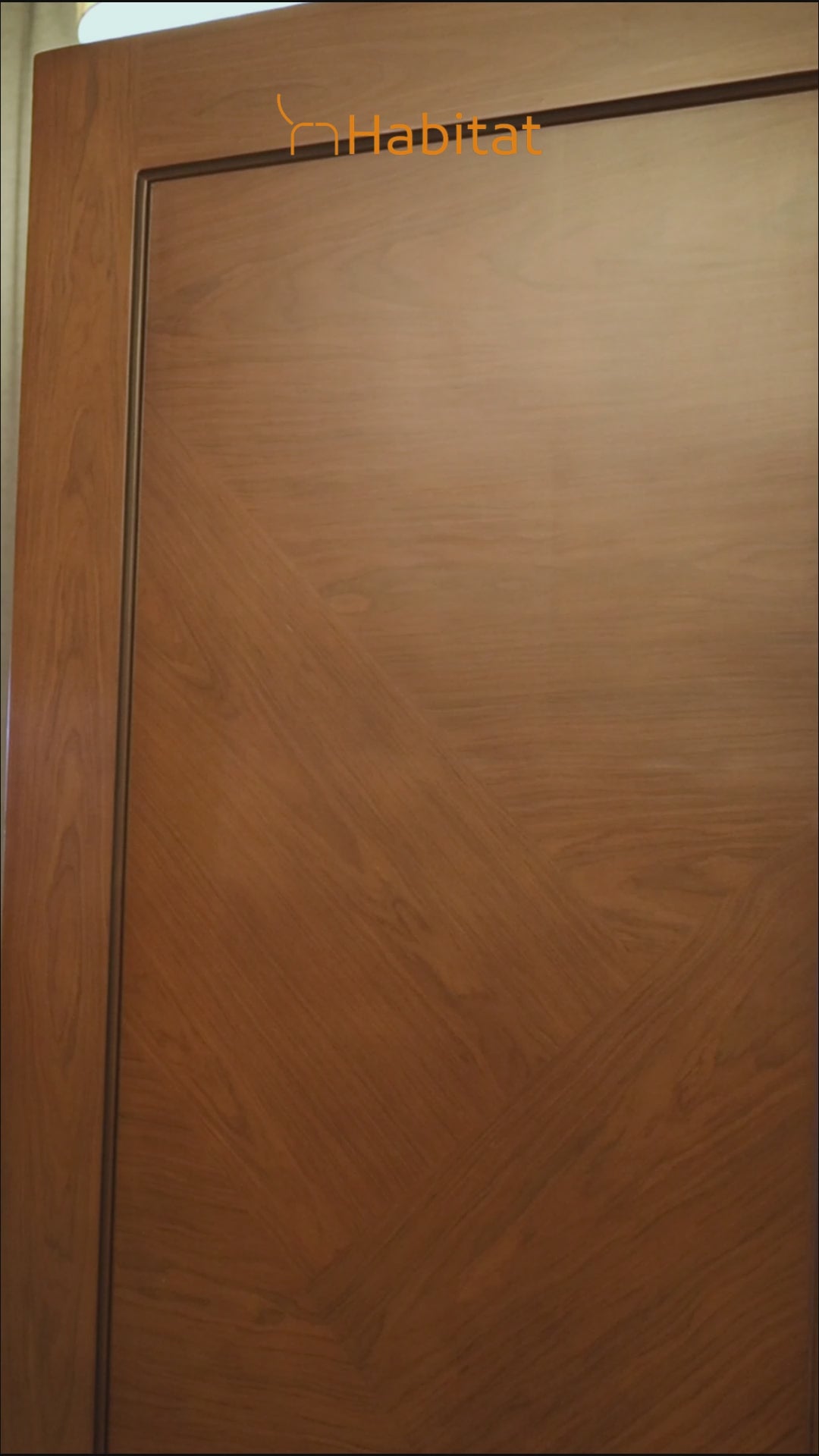 The Kaleido Natural Wooden Door